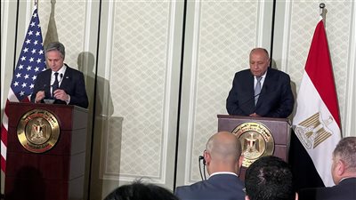 بلينكن: 100 ‎ %‎من سكان غزة يعانون من انعدام الغذاء ولابد من حل الدولتين 