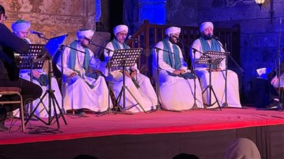 فرقة الحضرة تبدع بالأناشيد الصوفية والموشحات في قبة الغوري (فيديو)