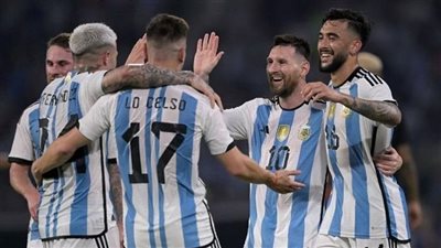 غياب ميسي، التشكيل الرسمي لمواجهة الأرجنتين وبيرو