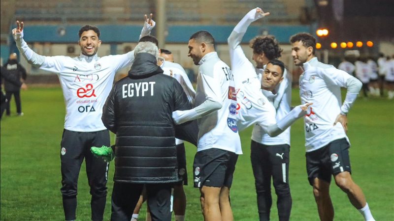منتخب مصر يخوض تدريباته