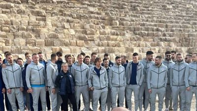 منتخب كرواتيا في جولة سياحية بالأهرامات قبل مواجهة مصر (فيديو وصور)