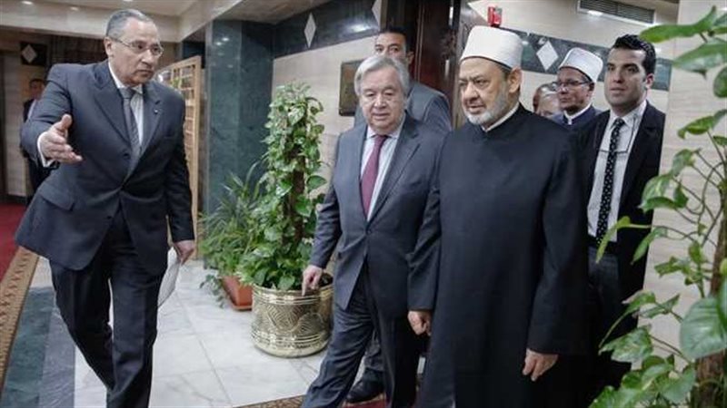 لقاء شيخ الأزهر والأمين