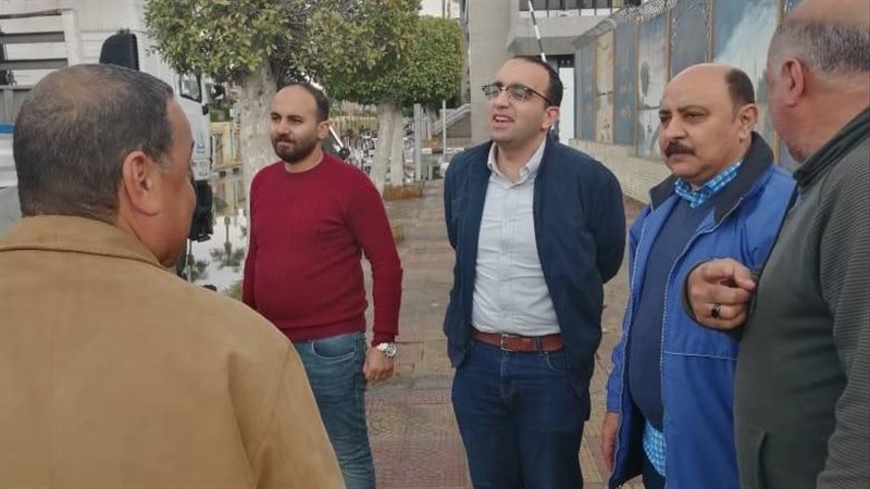 جانب من أعمال شفط