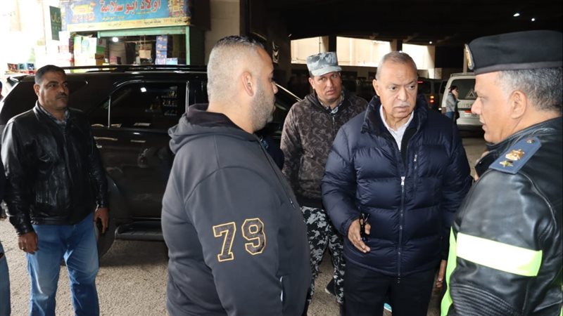 محافظ القليوبية خلال