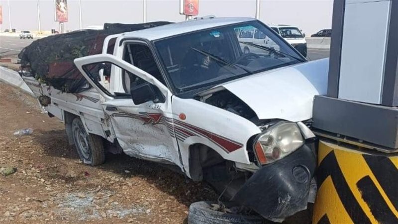 حادث تصادم بالطريق