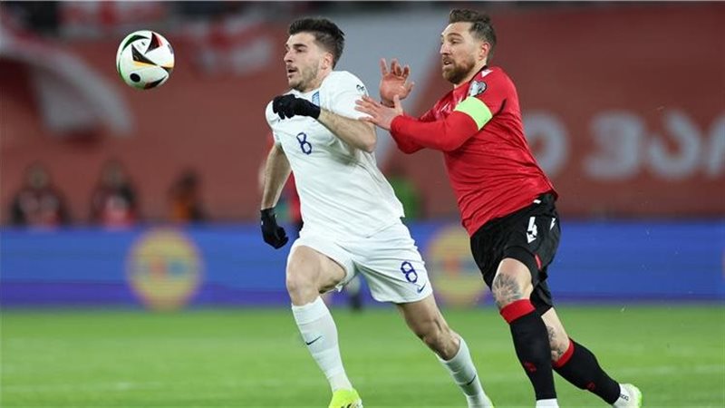 مباراة جورجيا واليونان،