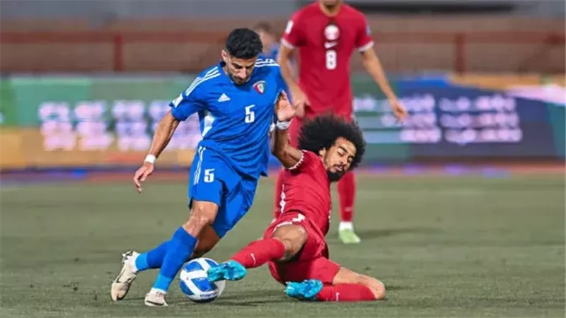 مباراة قطر والكويت،