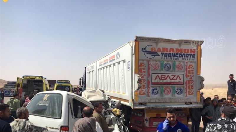 من موقع انقلاب سيارة