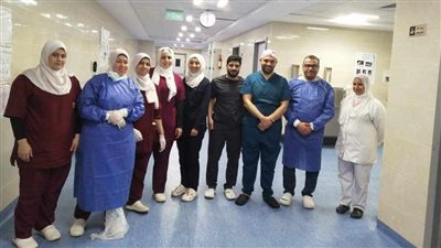إنقاذ حياة شاب تعرض لطعنة غائرة بالصدر بمستشفى كفر شكر