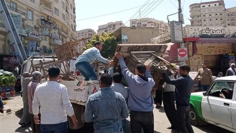 جانب من رفع إشغالات