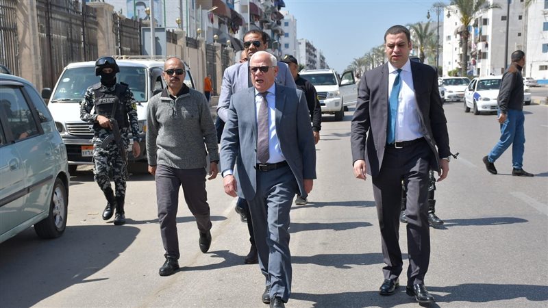 محافظ بورسعيد يتفقد