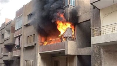 حريق يلتهم شقة سكنية بمركز جهينة في سوهاج 
