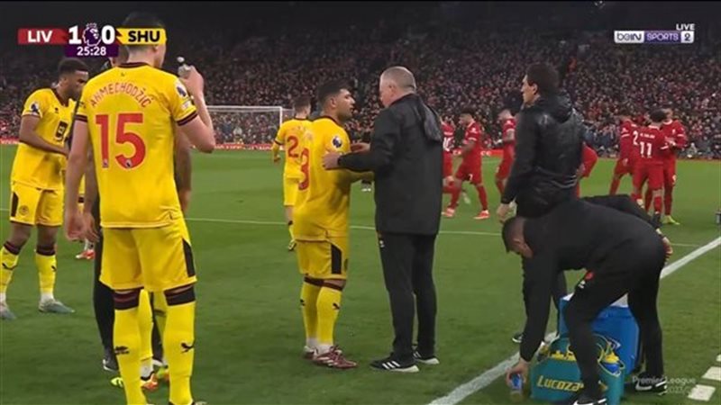 توقف مباراة ليفربول