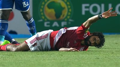  إغماء مفاجئ لحسين الشحات بعد انتهاء مباراة سيمبا  ونقله للمستشفى