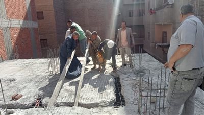 إزالة عدد من مخالفات البناء فى حملة بمدينة بدر