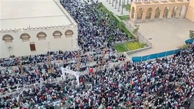 العيد يجمعنا، أهالي أسوان يؤدون صلاة عيد الفطر المبارك (بث مباشر)