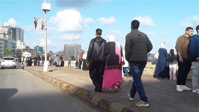 كورنيش البحر بالإسكندرية،