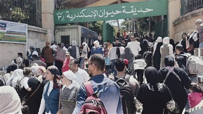 حديقة حيوان الإسكندرية تُسجل رقمًا قياسيًا جديدًا.. 47 ألف زائر خلال عيد الفطر