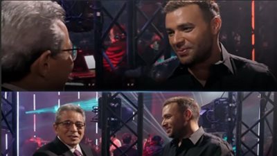 شكلك جميل، محمود سعد يطلب من رامي صبري خوض تجربة التمثيل، والمطرب يرد