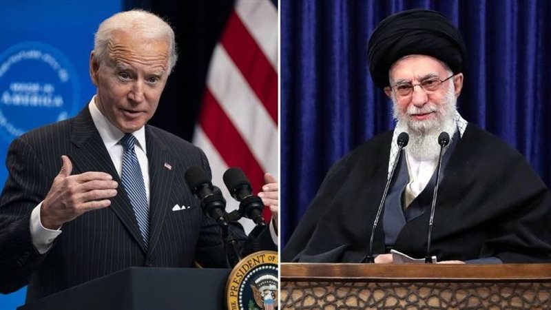 خامنئي وبايدن، فيتو