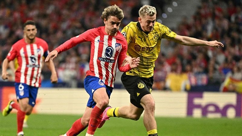 أتلتيكو مدريد ودورتموند،