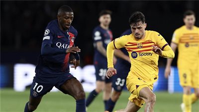 مباراة برشلونة وباريس سان جيرمان في دوري الأبطال، الموعد والقناة الناقلة 