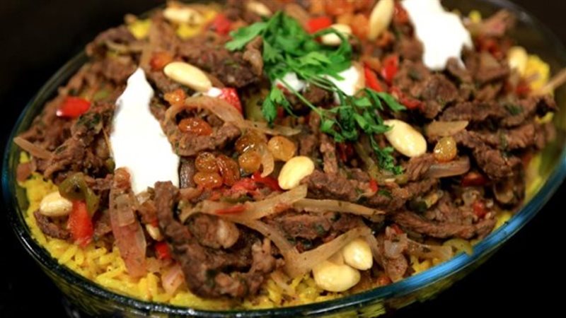 فتة شاورما اللحم،