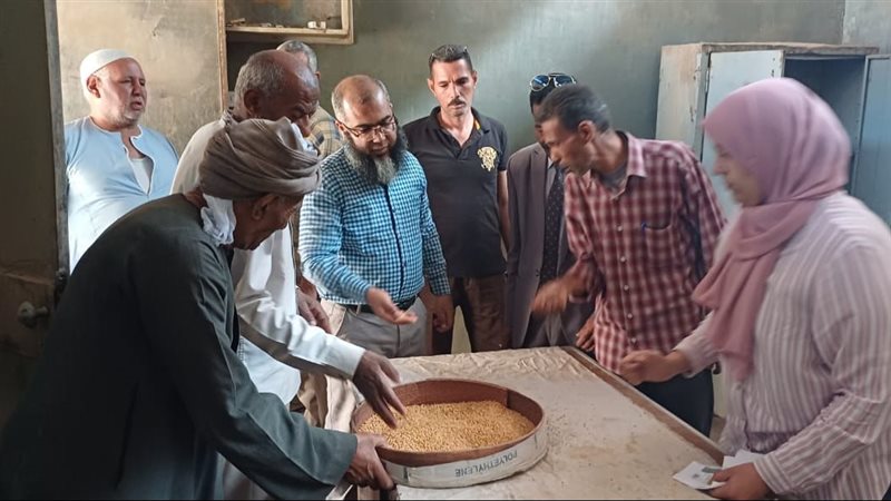 توريد 543 طن قمح