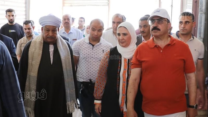 وزيرة التضامن تزور