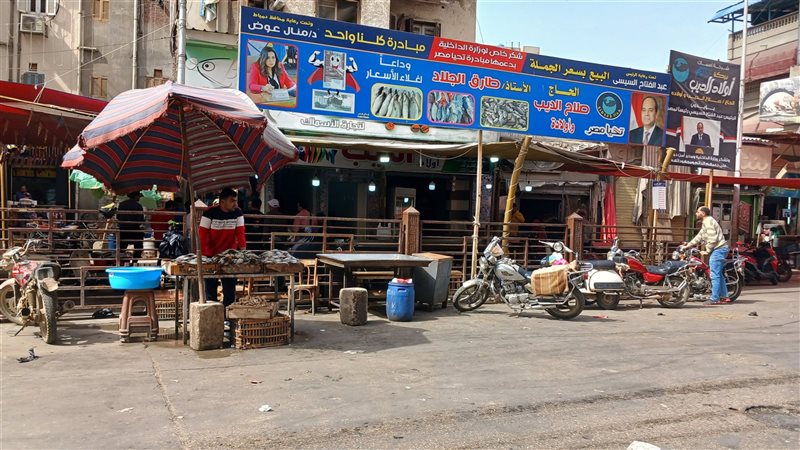 سوق السمك بدمياط