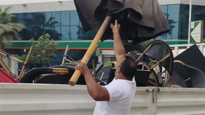 رفع الإشغالات بالبساتين،