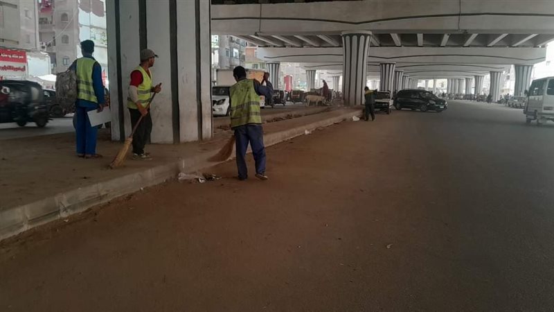 رفع النظافة بالطريق
