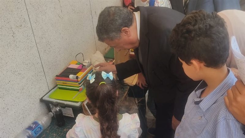 جانب من المعرض بالبحيرة