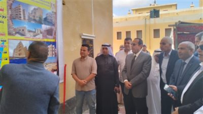 محافظ شمال سيناء يفتتح 3 مشروعات بالشيخ زويد (صور) 