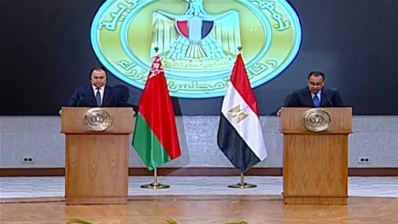 مدبولى مع نظيره البيلاروسي،فيتو