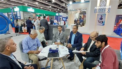 وفد نقابة المهندسين بالإسكندرية يزور المعرض والمؤتمر الدولي لتكنولوجيا تنقية مياه الصرف