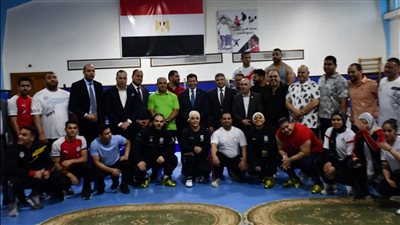 وزير الرياضة يلتقي لاعبي منتخب رفع الأثقال قبل أولمبياد باريس