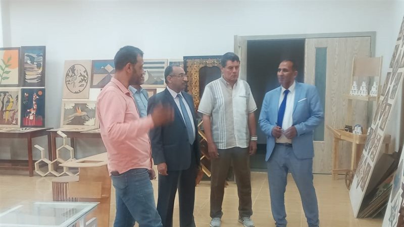 جانب من استقبال رئيس