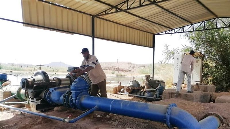 محطة مياه فى أسوان