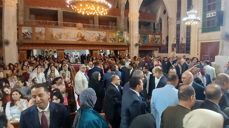 جانب من القداس بالبحيرة،