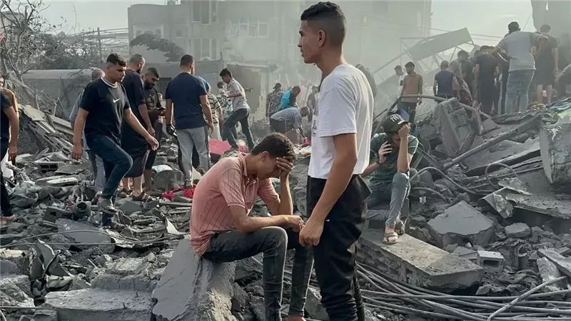 أثار القصف الإسرائيلي