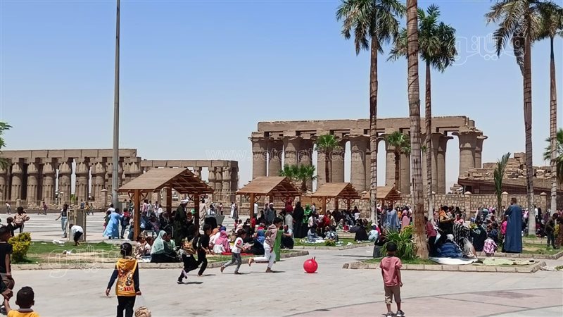 شم النسيم بالأقصر،