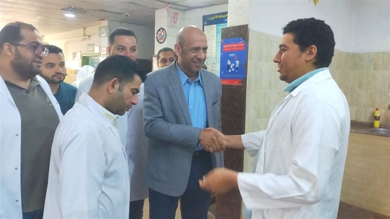 السويدى يتابع مستشفى