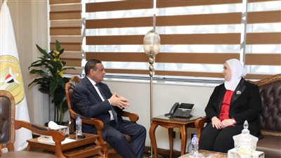 وزيرا التنمية المحلية والتضامن يناقشان مجالات التعاون لدعم التنمية الاقتصادية