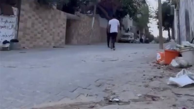 مقطع صادم لشاب يوثق