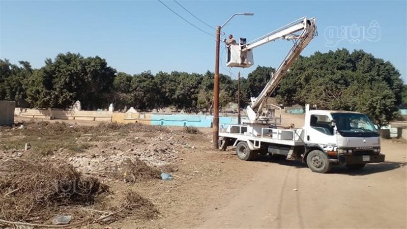 إنارة منطقة المقابر