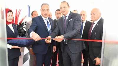 محافظ الفيوم يفتتح أول فرع لبنك تنمية الصادرات