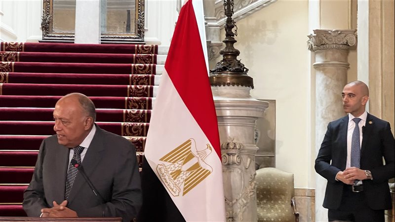 سامح شكرى وزير الخارجية،