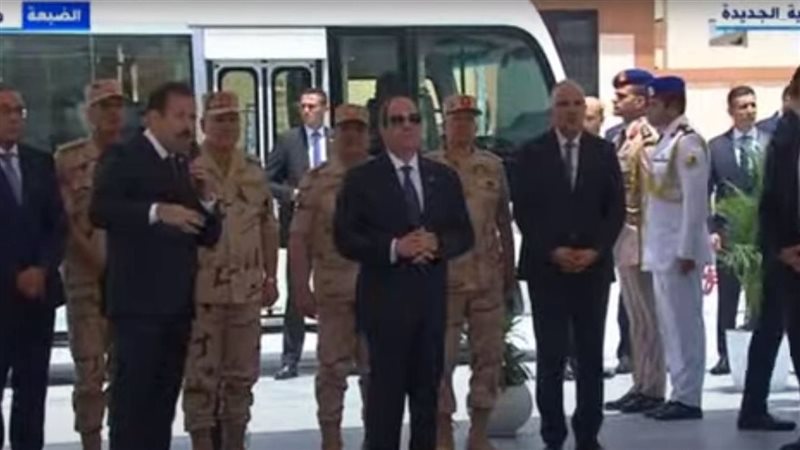 الرئيس السيسي يتفقد