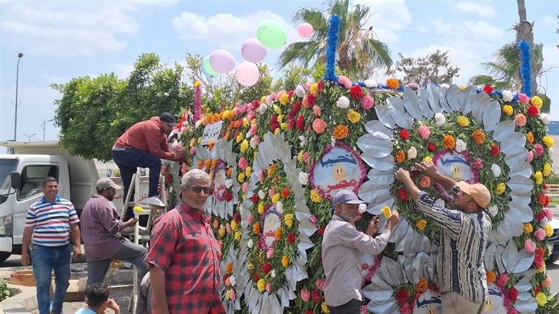 جانب من استعداد عربات